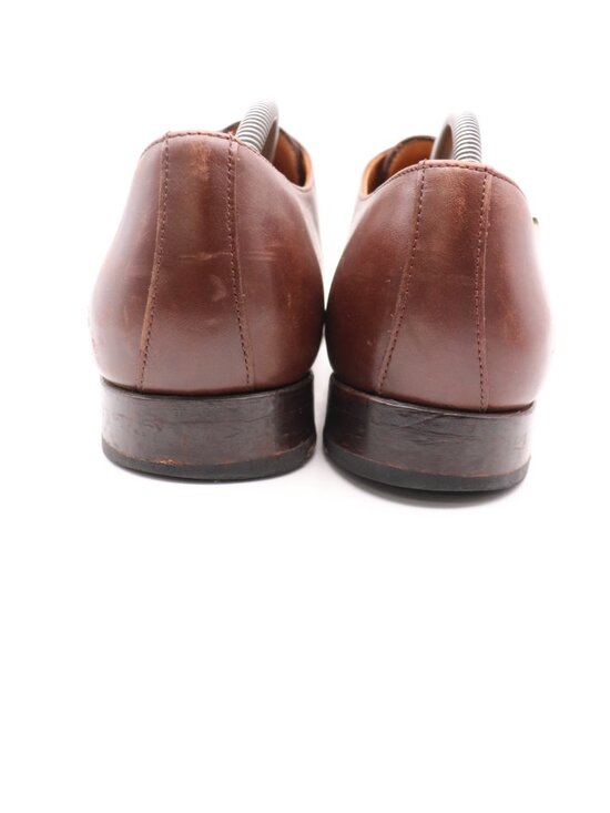 Jack Erwin Shoes Men\'s Size  10.5 Oxford Double Monk Strap Classic Brown Leather main image 6